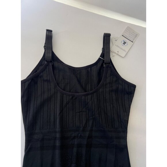 KSK Shapewear Bodysuit Slimmer Tummy Control Black shapewear Size Large - Picture 8 of 13